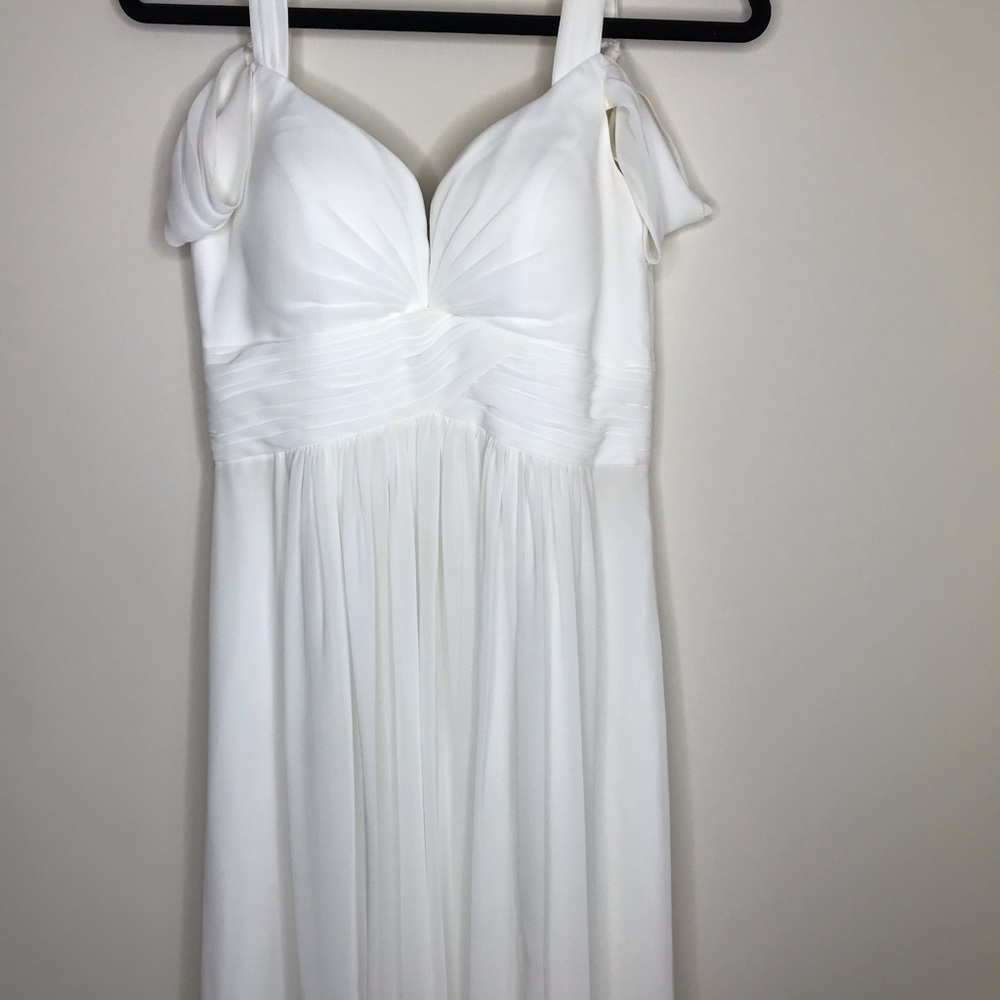 Lulu’s Ocean of Elegance Ivory Maxi Dress